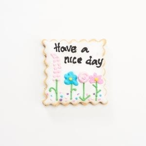 Have a Nice Day Cookies Icing