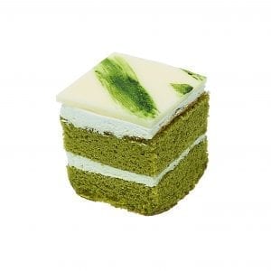 Green Tea Cake Sliced