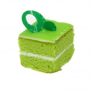 Pandan Cake Sliced
